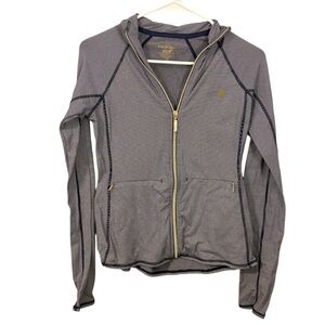 Lilly Pulitzer Kapri Full Zip Jacket True Navy Feeder Stripe